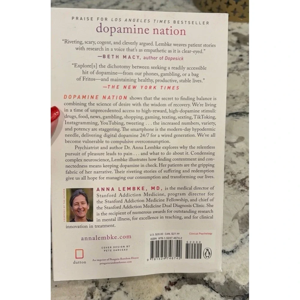 Dopamine Nation By Dr. Anna Lembke, Paperback